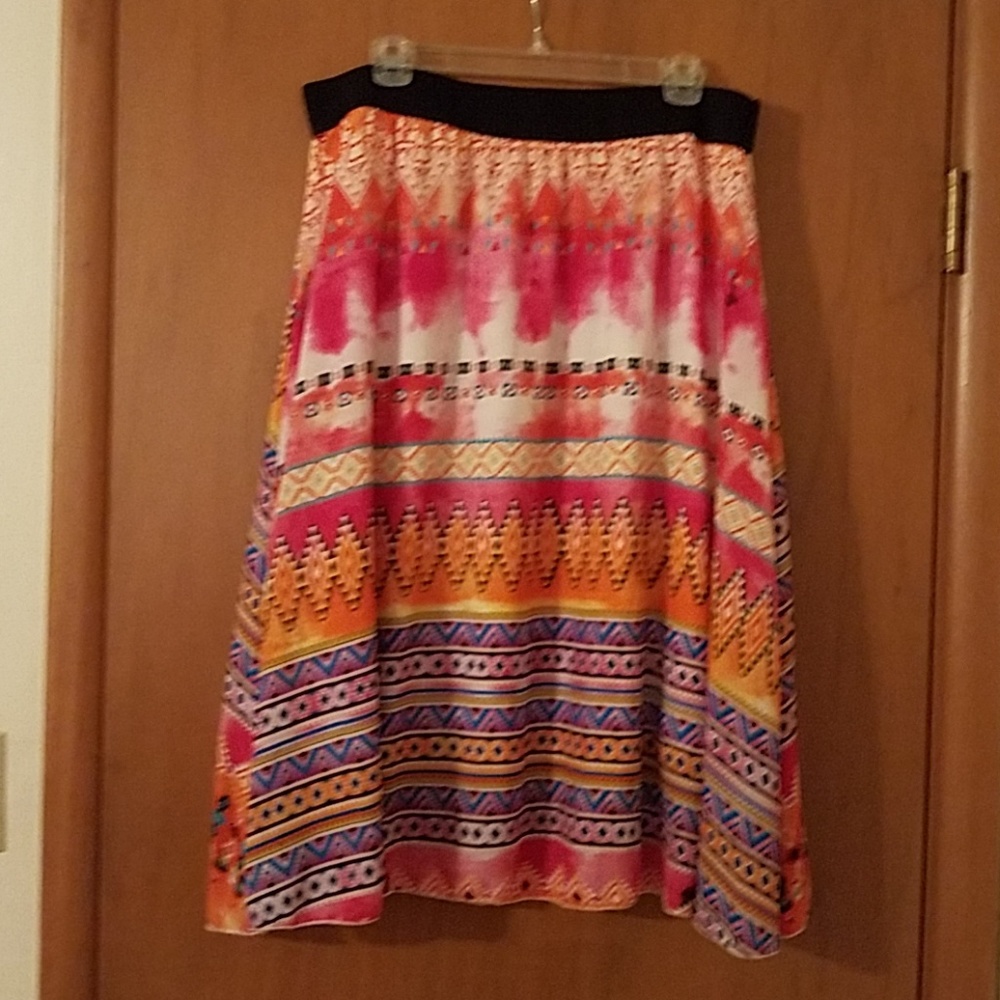 2XL Jill skirt with black waist band